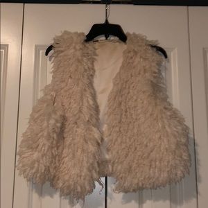 Chelsea and Violet Polyester shag vest